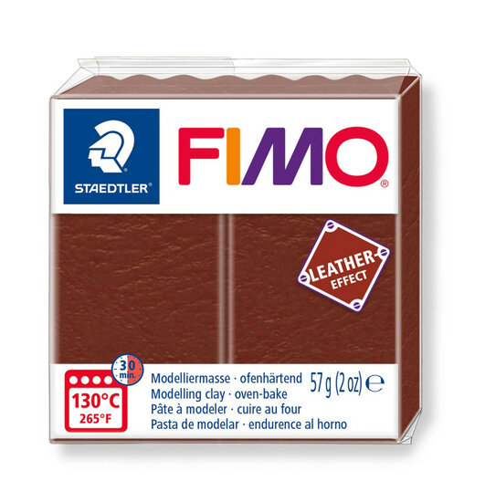 Fimo leather-effect 57 g noot nr. 779