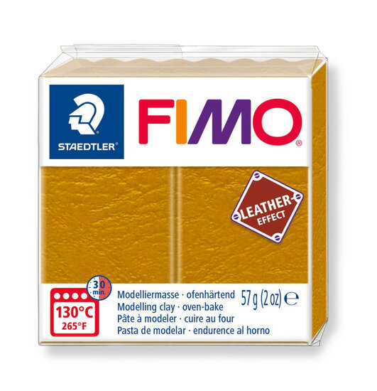 Fimo leather-effect 57 g oker nr. 179