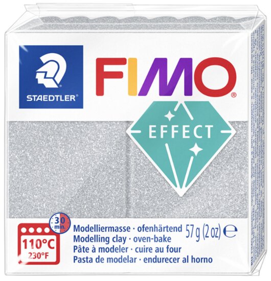 Fimo effect nr. 81 Metallic Zilver