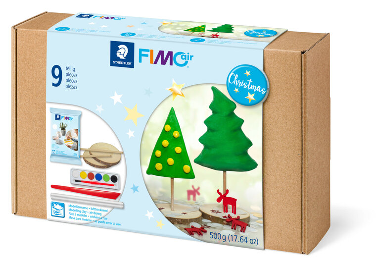 Fimo Air - 9 delige set - Kerstmis