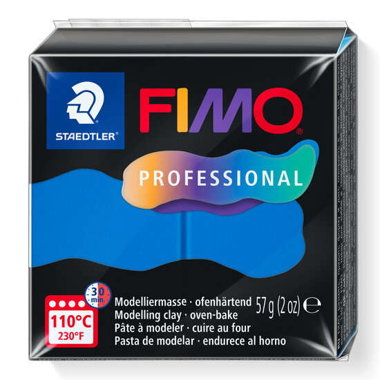 Fimo Professional 57g - Midden Blauw nr. 300