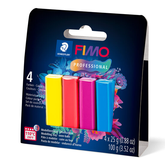 Fimo Professional Kleurenset - 4 true colours