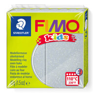 Fimo Kids nr. 812 glitter zilver