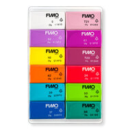 FIMO soft set met 12 halve blokken Brilliant