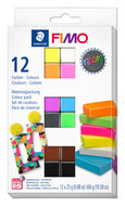 Fimo effect set met 12 halve blokken Neon