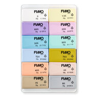 FIMO soft material pack with 12 half blocks Pastel